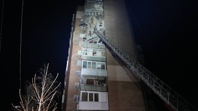 Новобаварський район Харкова після атаки Шахедів Новобаварський район Харкова після атаки Шахедів