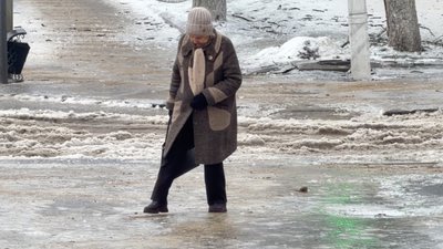 Подільськ, ожеледь