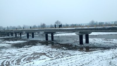 На Прикарпатті відкрили міст На Прикарпатті відкрили міст