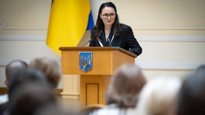 Премʼєр-міністерка України Юлія Свириденко