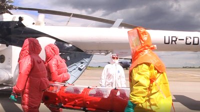 З Чернівецької області відлетів санітарний вертоліт МВС — його жодного разу не використали