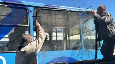 тролейбуси, атака РФ