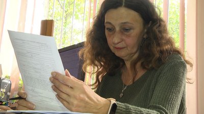 Тетяна Галай у пошуках роботи прийшла до центру зайнятості, 22 вересня 2023. Фото: Суспільне Хмельницький