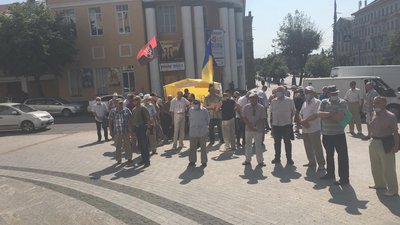 Акція протесту у Вінниці Акція протесту у Вінниці