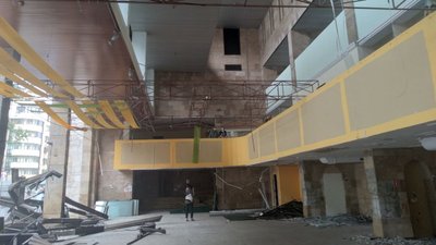 У Києві почали зносити "Квіти України", демонстранти зламали паркан У Києві почали зносити "Квіти України", демонстранти зламали паркан