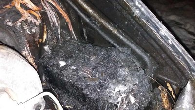 У Чернігові на Кошового горів мікроавтобус У Чернігові на Кошового горів мікроавтобус