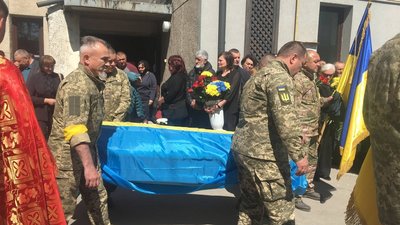 Прощання з військовим В’ячеславом Кравчуком