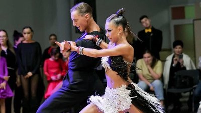 Олег Венгерський та Софія Водяна на Кубку України зі спортивного танцю