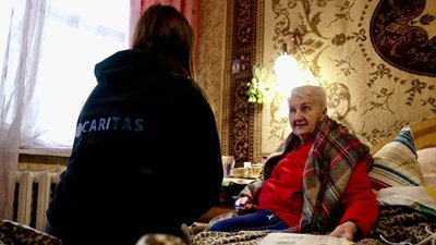 карітас, соціальна працівниця, пенсіонерка, догляд на дому, доглядальниця