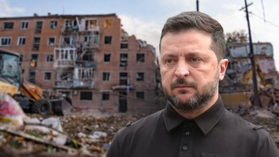 Президент Зеленський пообіцяв квартири, тим, хто втратив житло у Прилуках