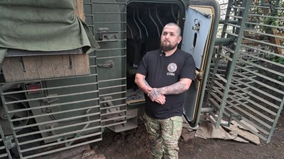 Командир бойової машини БТР-4 "Буцефал" 56 ОМПБр "Сова" Донецька область