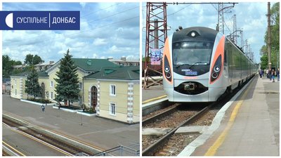 На Донеччину прибув поїзд Київ-Костянтинівка