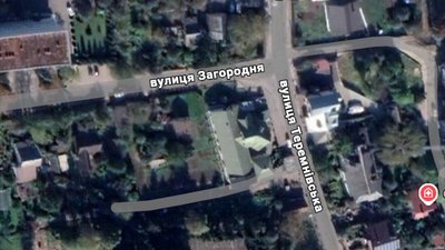 Виїзд з вулиці Загородньої на вулицю Теремнівську у Луцьку