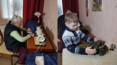 Подушки, ковдри та амуніція: 84-річна полтавка Марія Чичкало шиє для воїнів та переселенців Подушки, ковдри та амуніція: 84-річна полтавка Марія Чичкало шиє для воїнів та переселенців