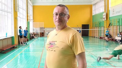 Андрій Газилишин, співорганізатор бадмінтонного марафону, директор школи № 10