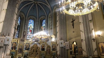 У львівському храмі під побілкою знайшли старовинні розписи У львівському храмі під побілкою знайшли старовинні розписи