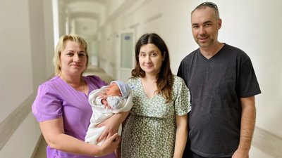 У львівському пологовому будинку народився хлопчик вагою понад п'ять кілограмів