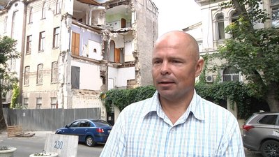 Представник компанії-підрядника ФОП "Геврик" Дмитро Тітерятнік