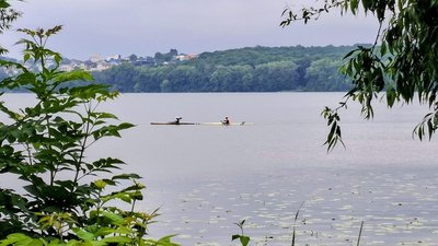 тернопільський став, став, літо, байдарки, каное