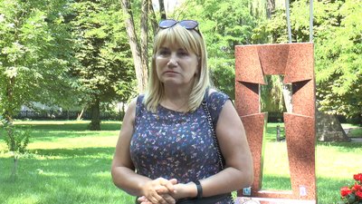 Дружина загиблого Марія Баран Дружина загиблого Марія Баран