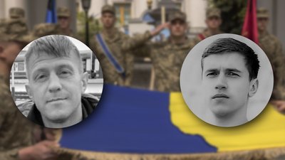 На Чернігівщині попрощалися з двома бійцями ЗСУ, які загинули на сході України