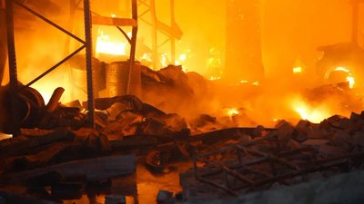 Атака РФ на Одещину 16 жовтня 2026 року, пожежа, ДСНС Одещини, підприємство