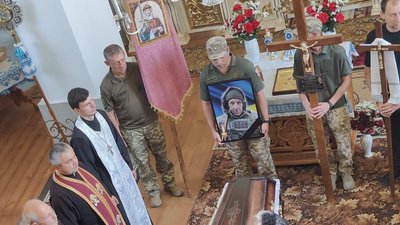 Віктор Заставний, похорон, ЗСУ, Тернопільщина