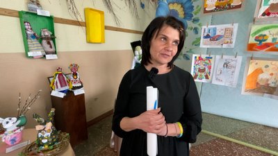 Директорка центру культури та дозвілля Сухополов’янської сільської ради Наталія Пономаренко Директорка центру культури та дозвілля Сухополов’янської сільської ради Наталія Пономаренко