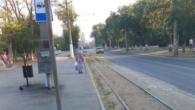 Смог ранком в Євпаторії після пожежі