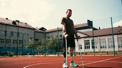Ветеран з подвійною ампутацією Валерій Одайник родом з Кам’янця-Подільського