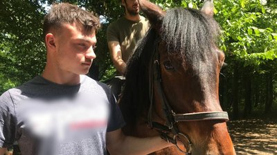 Єгор Семиволос – син організатора школи верхової їзди Єгор Семиволос – син організатора школи верхової їзди