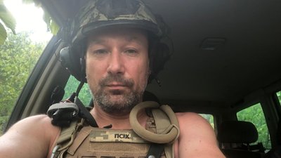 Олег Фітькало у зоні бойових дій