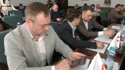 Михайло Наход на сесії Луцької міської ради