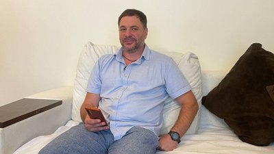 Військовослужбовець ЗСУ Богдан Брич під час реабілітації Військовослужбовець ЗСУ Богдан Брич під час реабілітації