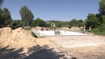 Автомобільна переправа через струмок біля села Дегтярівка