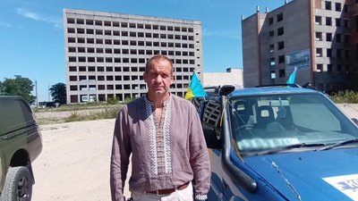 Керівник благодійного фонду "Колеса перемоги" Ярослав Колодій Керівник благодійного фонду "Колеса перемоги" Ярослав Колодій