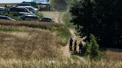 Місце падіння російської ракети в Польщі