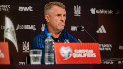Сергій Ребров, головний тренер збірної України з футболу в кваліфікації ЧС-2026