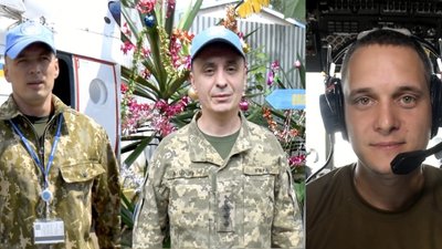 Військовослужбовці 18 окремого вертолітного загону ДР Конго привітали українців з Новим роком