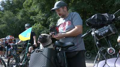 У Черкасах відбувся велопробіг на підтримку ЗСУ