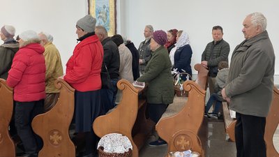 "Готувалися у цьому році з радістю до свята": як у Херсоні пройшло Великоднє богослужіння "Готувалися у цьому році з радістю до свята": як у Херсоні пройшло Великоднє богослужіння
