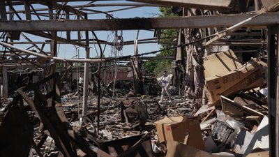 Знищені 50 гаражів внаслідок авіаударів по Київському району Харкова Знищені 50 гаражів внаслідок авіаударів по Київському району Харкова