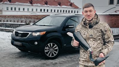 ветеран, зсу, ампутація, протез, авто, водій