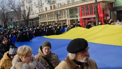 З урочистою ходою та піднятими Прапорами. В Одесі відзначили День єднання З урочистою ходою та піднятими Прапорами. В Одесі відзначили День єднання