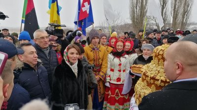 На Тернопільщині відзначили День Соборності України На Тернопільщині відзначили День Соборності України