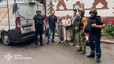 Евакуація людей з Дружківки та Святогірської громади