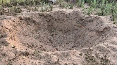 Вирва після удару РФ