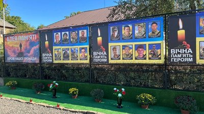 Алеї пам’яті відкрили на честь 32 полеглих захисників Великолучківської громади