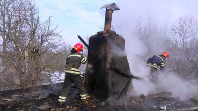 На Черкащині згорів будинок через пічне опалення