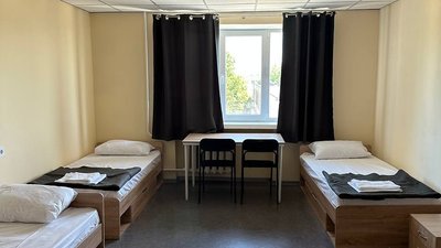 Тимчасове житло для переселенців у Стрию